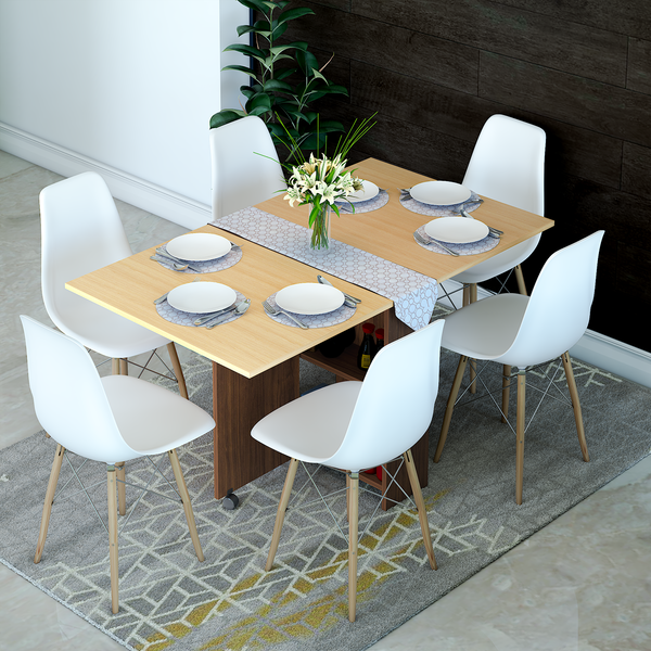 Pengu 6 Seater Folding Dining Table - FD01